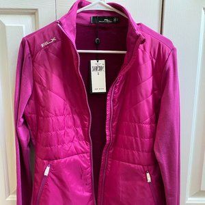 RLX Ralph Lauren Women's Cool Wool Hybrid Jacket - Raspberry Pink - Size Small